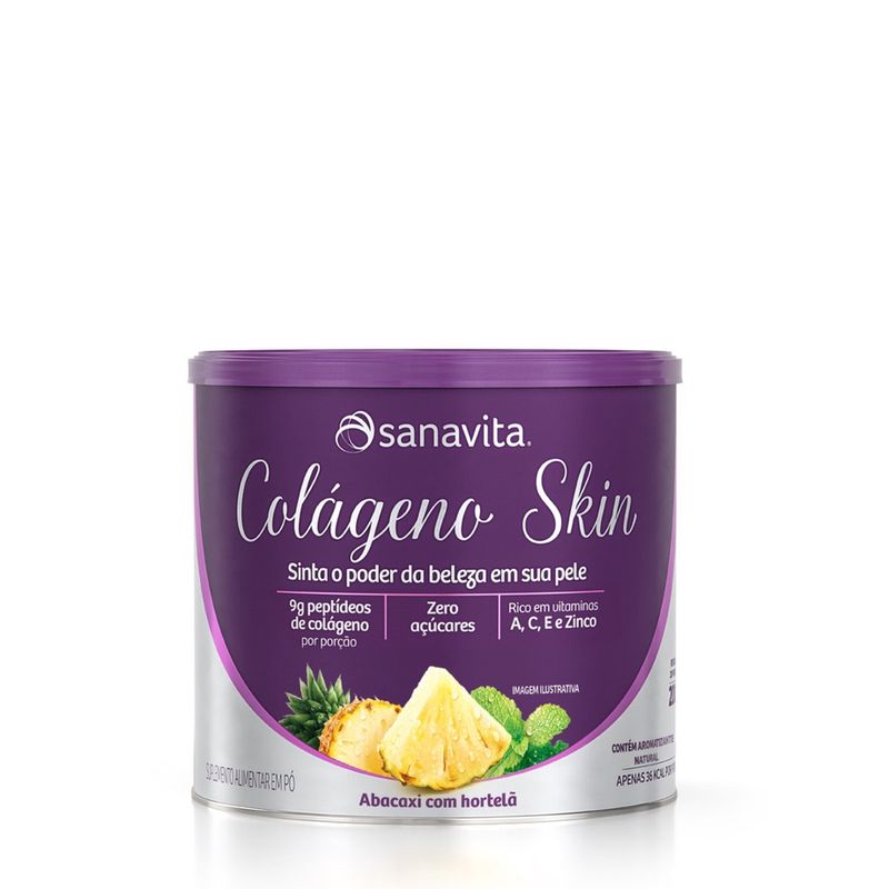 Colageno-Skin-Sanavita-Abacaxi-Hortela-300g
