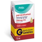 Paracetamol 200mg Medley Genérico Gotas 15ml