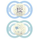 Chupeta Mam Perfect Night 6-36 Meses Azul 2 Unidades