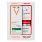 Protetor Solar Vichy Capital Soleil Purify Sem Cor FPS70 40g + Ampola Capilar Antiquebra Vichy Dercos Energizante 40ml