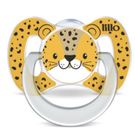 Chupeta Lillo Funny Animais Onça Silicone Tamanho 2
