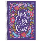 Caderno Tilibra Universitário Mais Feminino Capa Dura  Sortido 10 Matérias 200 Folhas