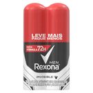 Kit Desodorante Aerossol Rexona Men Invisible Aero 90g 2 Unidades