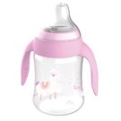 Copo Lolly Antivazamento com Alça Rosa 250ml