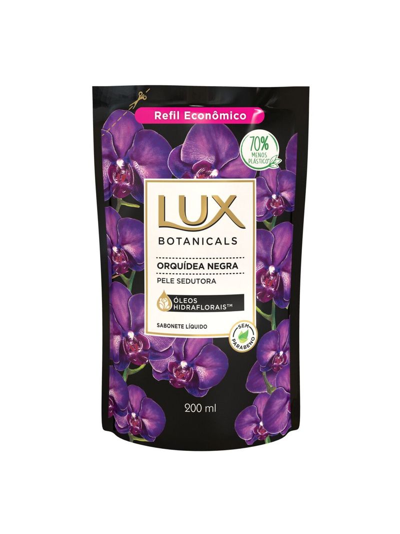 LUX BOTANICALS SABONETE LIQUIDO ROSAS FRANCESAS REFIL 200 ML x 1