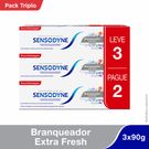 Creme Dental Sensodyne Branqueador Extra Fresh 3 unidades