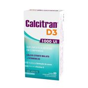 Calcitran D3 1000UI 60 Comprimidos