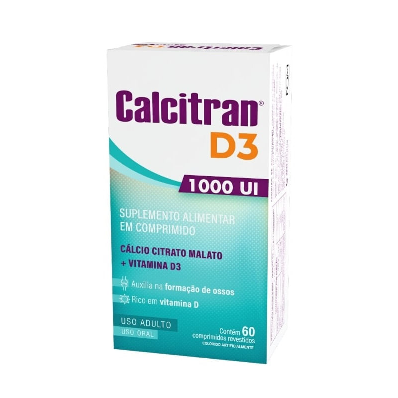 Calcitran-D3-1000UI-60-Comprimidos