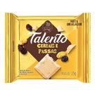 Chocolate Branco Garoto Talento Com Cereais e Passas 25g