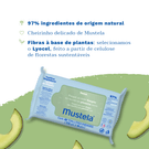 Lenços Umedecidos Mustela Dermo Suavizantes 70 Unidades