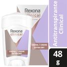 Desodorante Rexona Clinical Feminino Extra Dry Creme 48g
