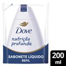 Sabonete Líquido Dove Nutrição Profunda Refil 200ml