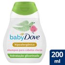 Shampoo Dove Baby Cabelos Claros 200ml
