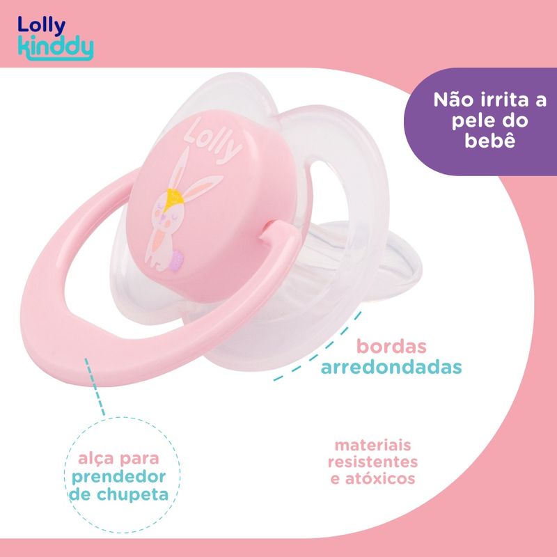 Chupeta-Lolly-Baby-Color-Silicone-Ortodontico-N2-Rosa-3-
