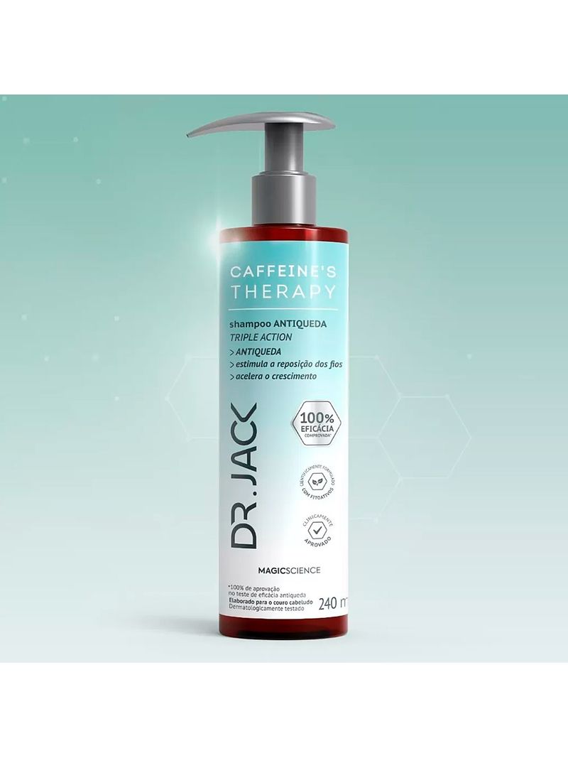 Shampoo Magic Science Caffeine Therapy com 240 mL