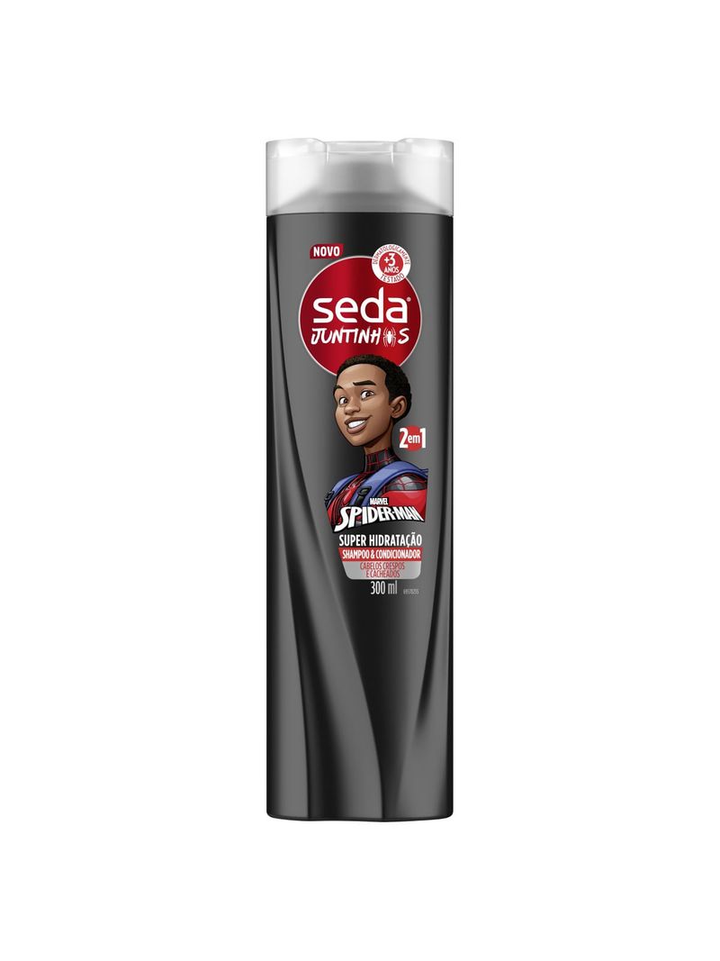 Shampoo e Condicionador Seda Juntinhos Spider Man 2 em 1 Shampoo e Condicionador Seda Juntinhos Spider Man 2 em 1