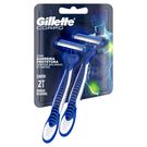 Aparelho de Barbear Gillette Prestobarba Corpo Proteção 2 Unidades