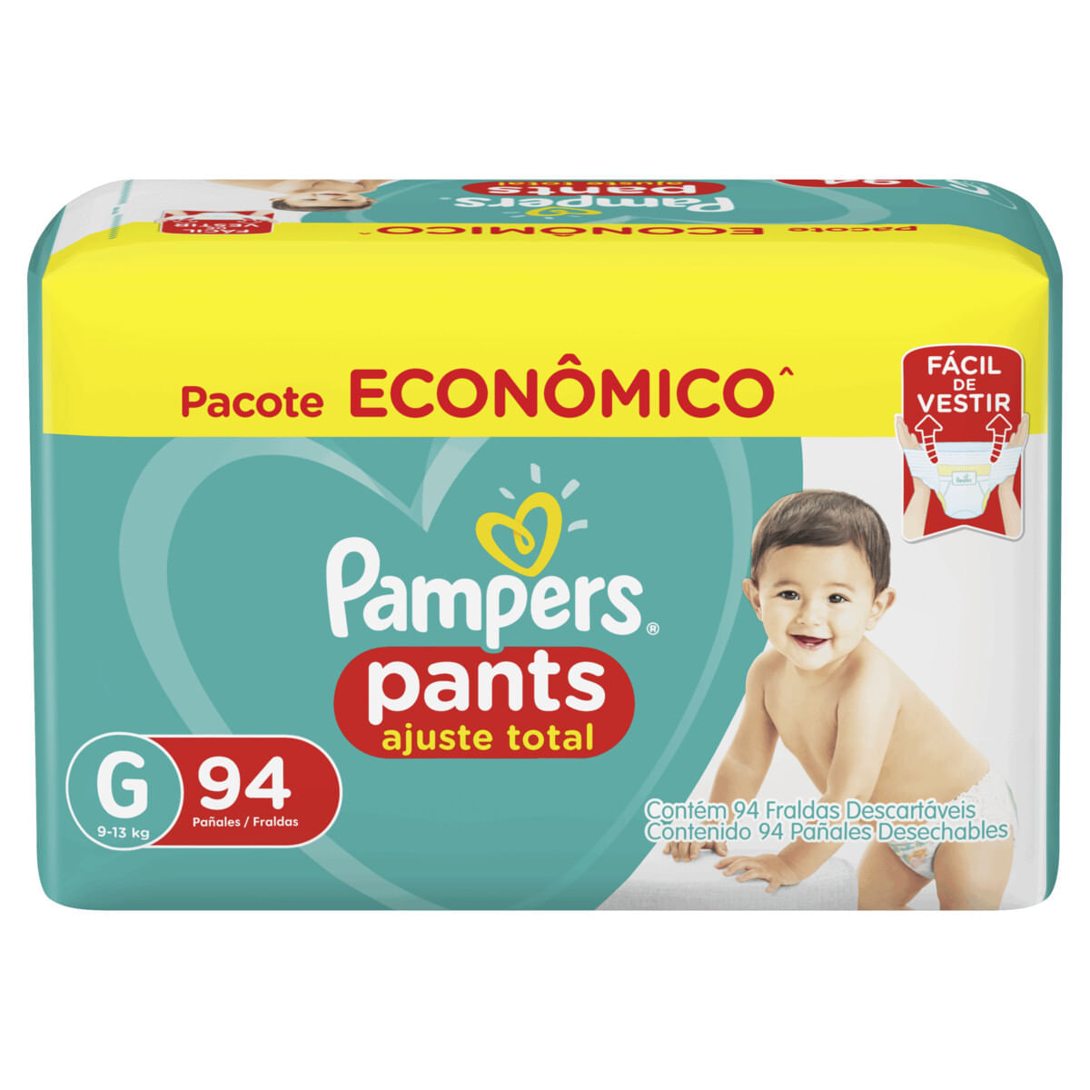 Compre Fralda Pampers Pants Ajuste Total G em promoção