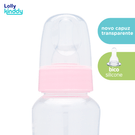 Mamadeira Lolly Zoo Bico Redondo Silicone Rosa Sortida 250ml