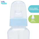 Mamadeira Lolly Zoo Bico Redondo Silicone Azul Sortida 250ml
