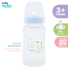Mamadeira Lolly Big Zoo Silicone Redondo Azul Sortida 330ml