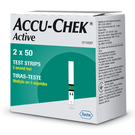 Accu-Chek Active Caixa  C 100 Tiras Testes