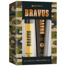 Colônia Desodorante Phytoderm 30ml+Creme para Barbear Bravus 80g