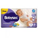 Fralda Babysec Premium Mega Tamanho P 34 Unidades