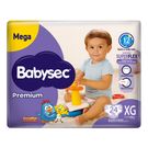 Fralda Babysec Premium Mega Tamanho XG 24 Unidades