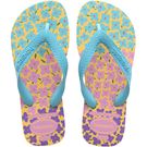 Sándalia Havaianas Kids Flores Fc Amarelo Calá/Azul 29/30