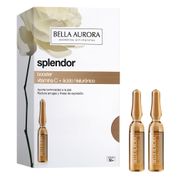 Creme Splendor Bella Aurora 5 Ampolas 2ml Vitamina C + Hialurônico