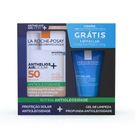 Kit La Roche-Posay Protetor Solar Anthelios Airlicium+ FPS50 Cor 2.0 40g + Gel de Limpeza Effaclar Concentrado 50g