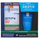 Kit La Roche-Posay Protetor Solar Anthelios Airlicium+ FPS50 Cor 4.0 40g + Gel de Limpeza Effaclar Concentrado 50g
