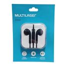 Fone de Ouvido Multilaser Earbud Preto PH354