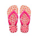 Sandália Havaianas Kids Flores Flores Branco/Rosa Flux 29/30