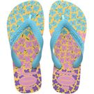 Sandália Havaianas Kids Flores Fc Amarelo Calá/Azul 31/32