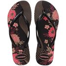 Sandália Havaianas Slim Organic Fc Preto/Preto/Preto 35/36