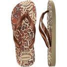 Sandália Havaianas Top Animals Fc Areia/Cobre Metalico 39/40