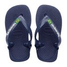 Sandália Havaianas New Baby Brasil Logo Azul Marinho/Amarelo Citrico 17/18