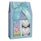 Kit Colônia Infantil Cheirinho de Bebê Blue 210m + Sabonete Coração 2 Unidades
