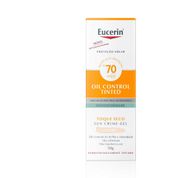 Protetor Solar Facial Eucerin Sun Oil Control Tinted Claro fps 70 50g