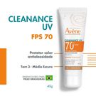 Protetor Solar Cleanance UV Tom Médio Escuro FPS 70 40g