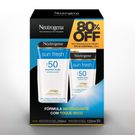 Kit Protetor Solar Neutrogena Sun Fresh FPS 50 200ml + Sun Fresh fps 50 120ml
