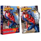 Brinquedo Quebra Cabeça Novo Papel Homem Aranha 100 Peças