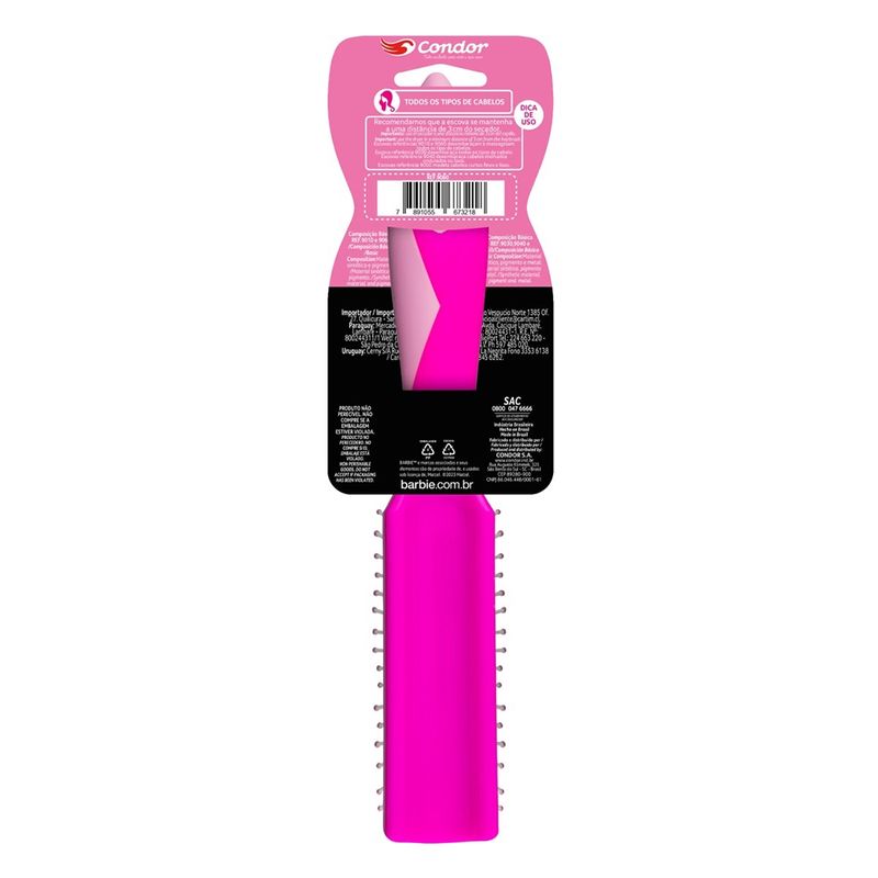 escova-cabelo-rosa-condor-barbie-plana-3