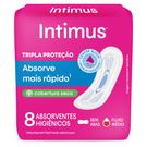 Absorvente Intimus Tripla Proteção Seca S/Abas 8 Unidades