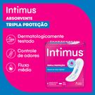 Absorvente Intimus Tripla Proteção Seca S/Abas 8 Unidades