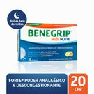 Antigripal Benegrip Multi Noite Caixa 20 Comprimidos