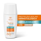 Protetor Solar Actine Aquafluid Tom 1.5 Claro/médio Fps 60 40g