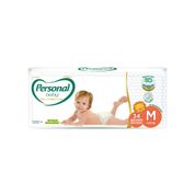 Fralda Descartável Personal Baby Premium Protection 3D Mega M 34 Unidades